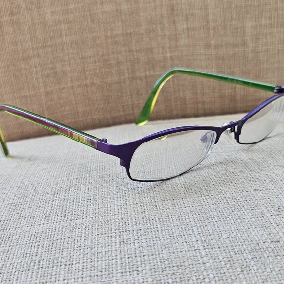 Prodesign Denmark Women Eyeglasses Frame C3831 Purple/Green 50[]19 135 Glasses - Picture 4 of 13